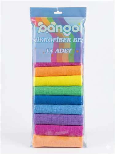 PANGO 14LÜ MİKROFİBER BEZ  KL:72